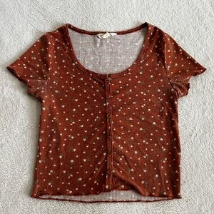 Floral Aeropostale short T-shirt size small